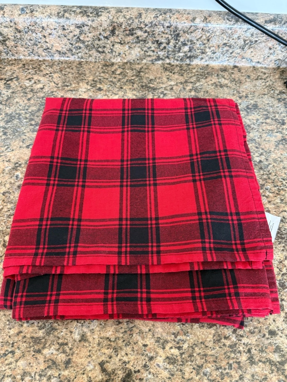 Holiday Time Plaid Tablecloth